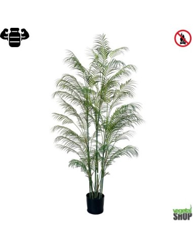 Plante artificiel X2 Areca Palm 150 cm (pot inclus) ignifuge anti feu vegetal shop