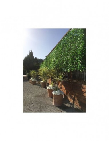 10+1 offert Filet végétal artificiel ignifugé 6M2 200cm/300cm terrasse cloture mur plafond anti UV spécial extérieur