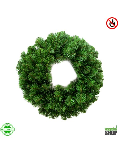 Couronne Noel 65CM X4 100% ignifugé artificiel vegetal shop