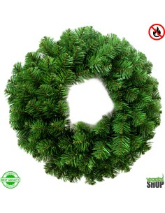 Couronne Noel 100CM X2 100% ignifugé artificiel vegetal shop