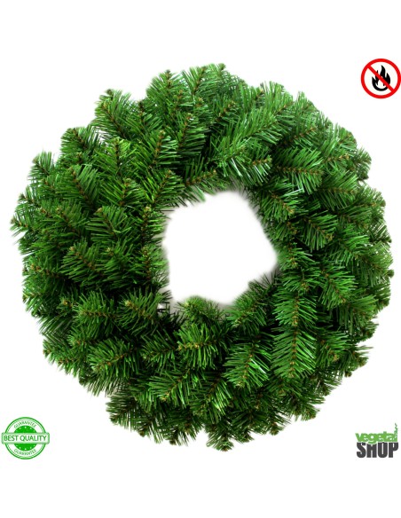 Couronne Noel 100CM X2 100% ignifugé artificiel vegetal shop
