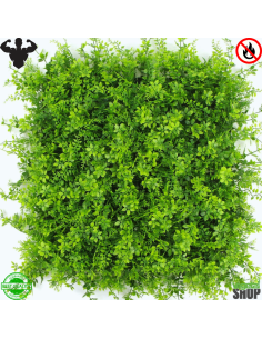 LOT 10+1 gratuite Mur végétal ignifugé FIJIA 1M2 décoration restaurant boutique magasin anti FEU UV vegetal shop