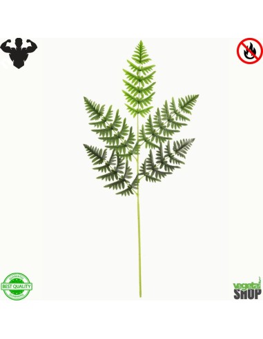 Branche de fougere ignifuge artificiel 115cm vegetal shop