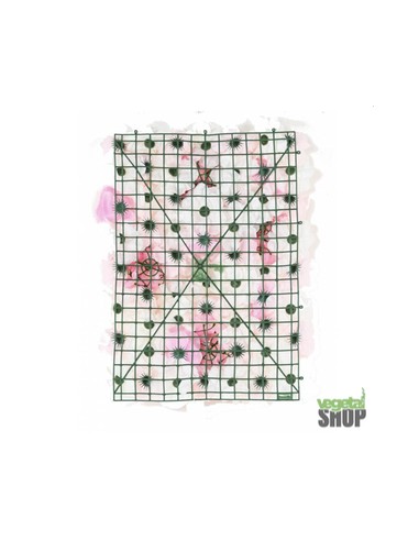 Mur FLEUR BLANCHE Lot 10+1 gratuite ARABELLA 60x40 cm décoration mariage salon coiffure beaute vegetal shop