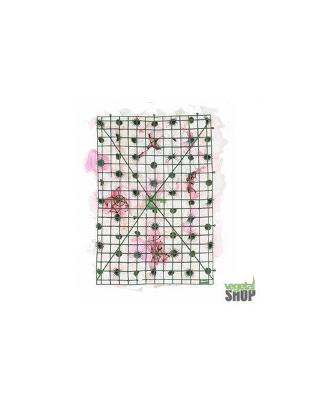 Mur FLEUR BLANCHE Lot 10+1 gratuite ARABELLA 60x40 cm décoration mariage salon coiffure beaute vegetal shop