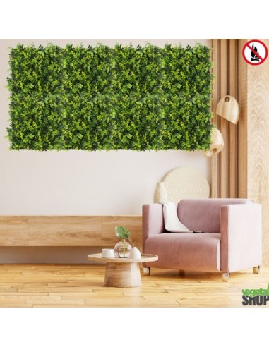 LOT 10+1 gratuite Mur végétal ignifugé BARBA 1M2 décoration restaurant boutique magasin anti FEU UV vegetal shop