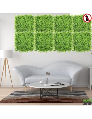 LOT 10+1 offerte Mur végétal ignifugé VERDA 1M2 décoration restaurant boutique magasin anti FEU UV vegetal shop