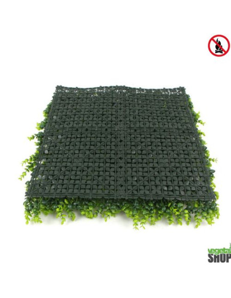 Mur végétal ignifugé SUMMERIA 1M2 artificiel décoration restaurant magasin anti FEU UV vegetal shop