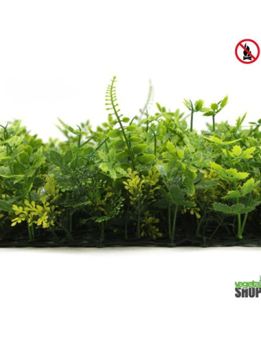 LOT 10+1 offert Mur végétal ignifugé BALIA 1M2 artificiel décoration restaurant magasin ignifugé anti FEU UV vegetal shop