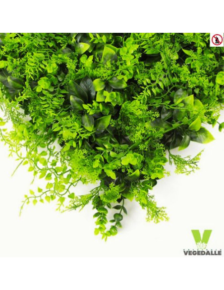 Plafond Lot 5 Dalle végétale VERDA CLASSIQUE 60/60cm ANTI FEU IGNIFUGÉ artificiel Vegedalle vegetal shop