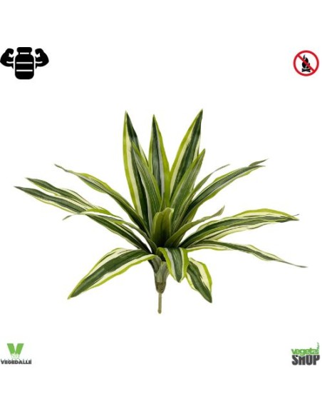 Dracaena Riki 30 cm artificiel plante ignifuge anti-feu vegetal shop