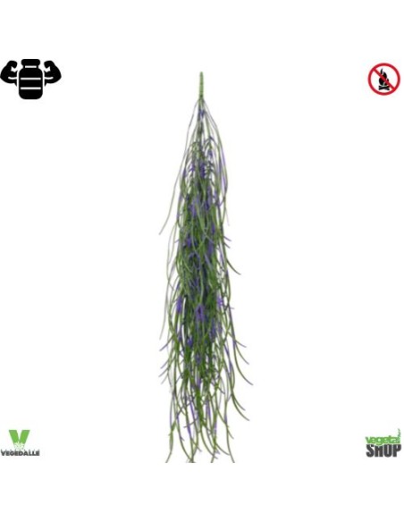 grass trail (vert violet) 80 cm artificiel plante ignifuge anti-feu vegetal shop
