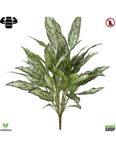 silver queen X2 XL 90 cm artificiel plante ignifuge anti-feu vegetal shop