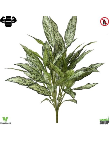 silver queen XL 90 cm artificiel plante ignifuge anti-feu vegetal shop
