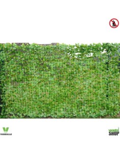 Filet végétal artificiel ignifugé vert clair lierre 6M2 200cm/300cm terrasse cloture mur plafond anti UV spécial extérieur