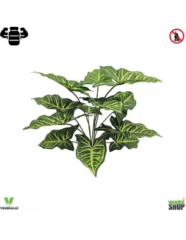 Syngonium plante 40cm artificiel plante ignifuge anti-feu vegetal shop