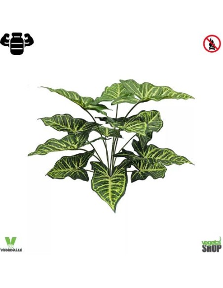 Syngonium plante 40cm artificiel plante ignifuge anti-feu vegetal shop
