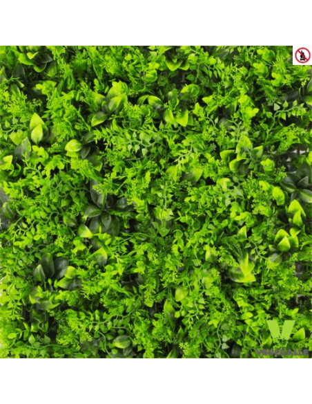Plafond Lot 6 Dalle végétale VEGEDALLE VERDA PREMIUM 60/60cm 100% IGNIFUGÉ artificiel Pret à poser vegetal shop
