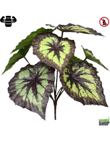 Begonia King ignifuge plante artificiel vegetal shop
