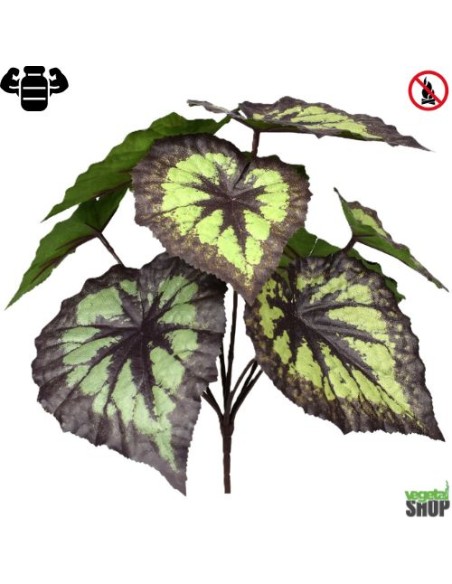 Begonia King ignifuge plante artificiel vegetal shop