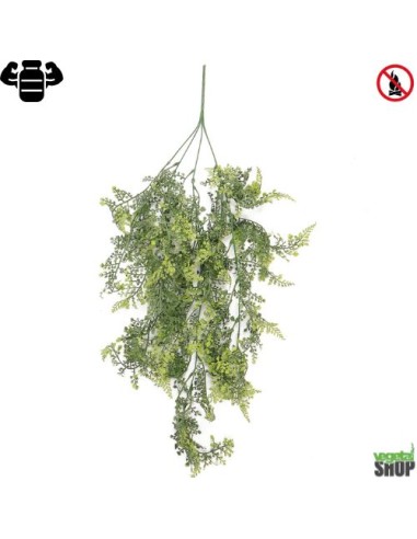 Asplenium x5 Fern 60 cm gris vert artificiel plante vegetal shop