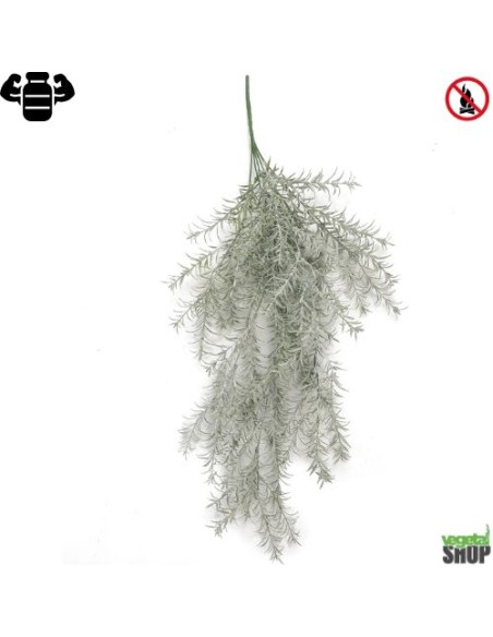 Asparagus gris vert trail 65 cm artificiel plante ignifuge vegetal shop