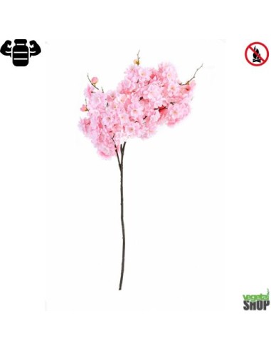Fleur de cerisier rose Plante artificielle ignifugee anti feu 93 cm vegetal shop