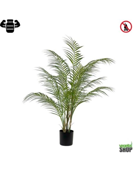 Plante artificielle Areca x2 Palm 90 cm ignifugé (pot inclus) anti feu vegetal shop