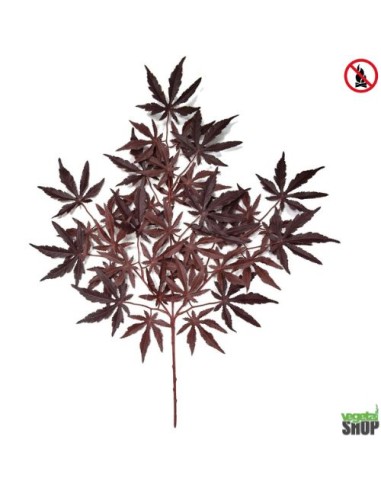 Red Japanese Maple spray 70 cm Plante artificielle ignifuge anti feu vegetal shop