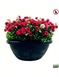 Jardinière fleurs artificielles ANTI UV Ignifugé L40cm vegetal shop