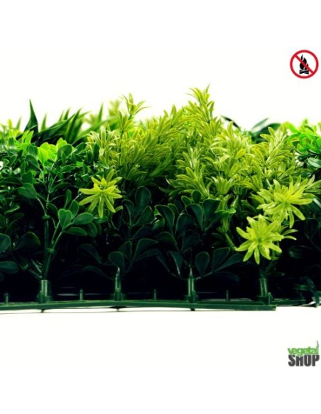 Mur végétal ignifugé PANAMA 1M2 best seller restaurant anti FEU UV vegetal shop