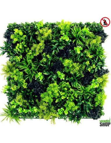 Mur végétal ignifugé PANAMA 1M2 best seller restaurant anti FEU UV vegetal shop